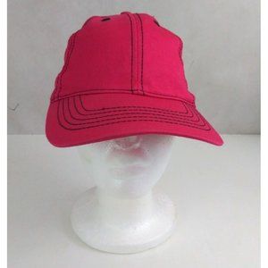 OSFM Women's Solid Hot Pink Adjustable Baseball Cap